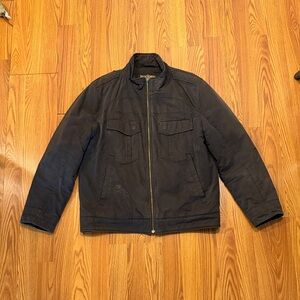 Men's Classic Black Military Jacket